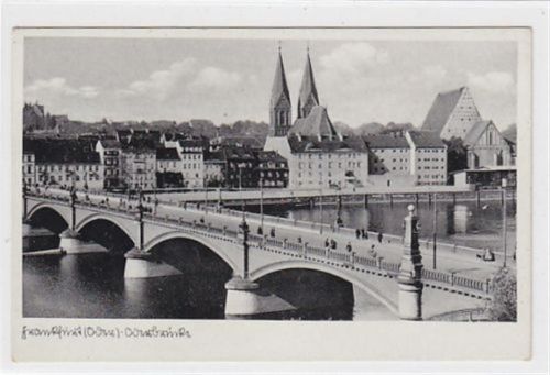 Frankfurt Frankfurt / Oder. Oderbrücke ungelaufen Sehr gut erhalten.