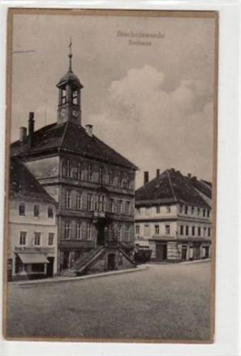 Bischofswerda Bischofswerda mit Rathaus ungelaufen Gute Erhaltung.