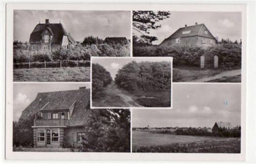 Amrum Nebel a. Amrum, 5 Abbildungen mit Westerheide ungelaufen Gute Erhaltung.