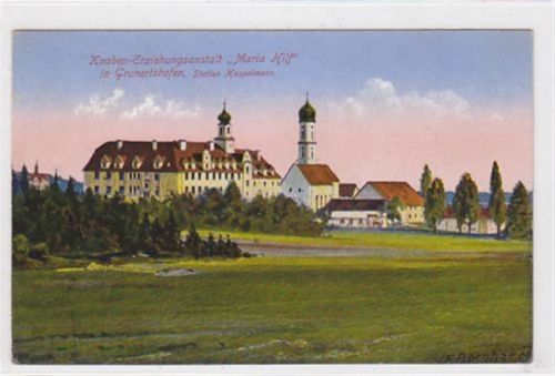 Grunertshofen. Knaben-Erziehungsanstalt Maria Hilf gelaufen am 22. Juli 1930. Gute Erhaltung.