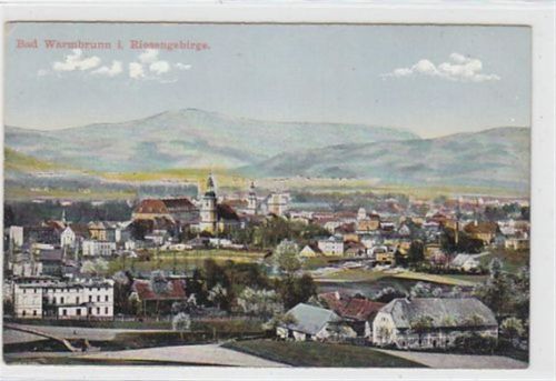 Bad Warmbrunn i. Rsgb. Bad Warmbrunn - Cieplice Slaskie-Zdrój / Kreis Hirschberg - Jelenia Góra im Riesengebirge ungelaufen Gute Erhaltung.