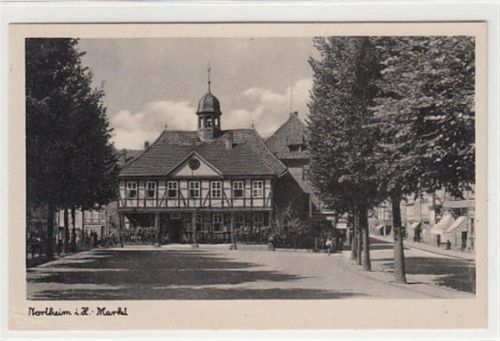 Northeim Northeim in Hannover. Markt ungelaufen kleiner Knick unten links, sonst gut erhalten