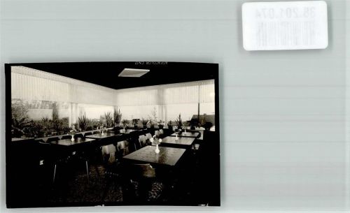 Fussingen Gasthaus Haus Katharina Speiseraum Foto Original aus Archiv eines Ansichtskartenverlags Ort handschriftlich