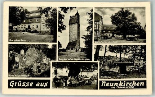 Neunkirchen Gasthaus Zum grünen Baum Kaiserturm Gasthaus m.d. alten Linde