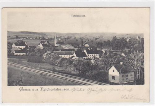 Reichertshausen. Totalansicht gelaufen. Gute Erhaltung.