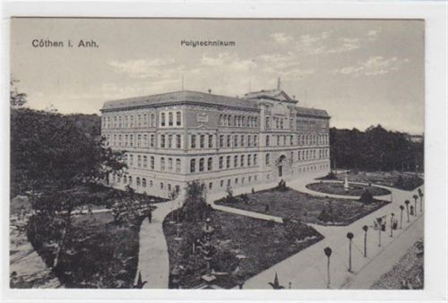 Köthen Cöthen mit Polytechnikum ungelaufen Gut erhalten.