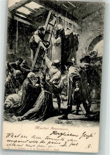 1901 sign. Fracassini, Cesare Hinrichtung von Katholischen Priestern während des 80 jährigen Krieges Adelskorrespondenz