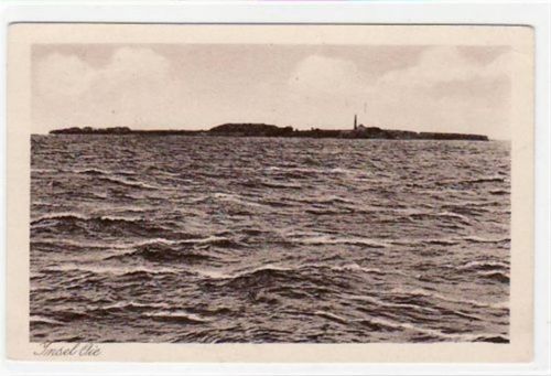 Insel Oie und Meeransicht ungelaufen Top Erhaltung.
