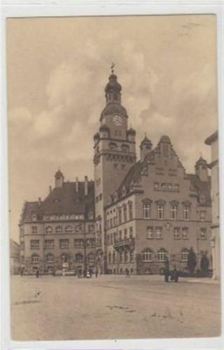 Döbeln Döbeln mit Rathaus gelaufen von 1912. Die Karte war in einem Album eingeklebt, starke Anhaftung Rückseite links, sonst gut erhalten.