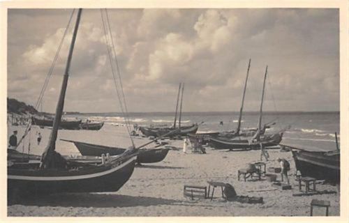 Ostseebad Cranz / Selenogradsk - Kreis Fischhausen / Primorsk. Am Fischerplatz gelaufen 1939. Gute Erhaltung.