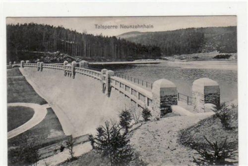 Satzung Satzung mit Talsperre Neunzehnhain gelaufen von 1909. Gute Erhaltung.