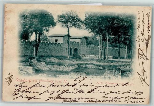 Saalburg 1901 Römerkastell