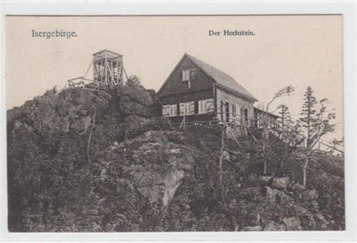 Der Hochstein / Wysoki Kamien - Kreis Hirschberg / Jelenia Góra im Isergebirge ungelaufen Gute Erhaltung.