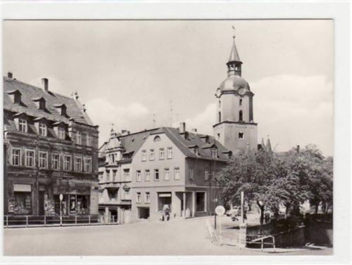 Meerane Meerane mit Franz - Mehring - Platz. Karte beschrieben. Gute Erhaltung.