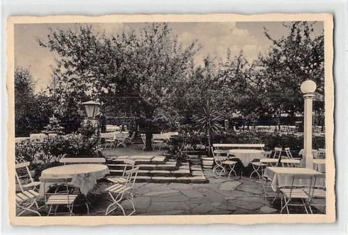 Colditz Colditz in Sachsen. Terrasse vom Hotel Waldschänke gelaufen. Leichter Stempeldurchdruck, sonst gut erhalten