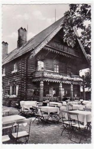 Berlin Zehlendorf, Wannsee mit Gaststätte Blockhaus gelaufen von 1957. Gute Erhaltung.