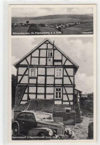 Römershausen, Kreis Frankenberg an der Eder mit Gastwirtschaft und Gemischtwaren Georg Jäger ungelaufen Gute Erhaltung.