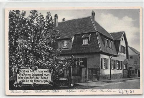 Kallstadt in der Pfalz. Winzerverein ungelaufen Gute Erhaltung.