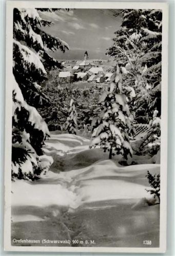 79865 W7821 Grafenhausen , Hochschwarzw - Winter