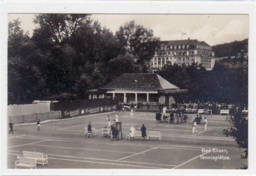 Bad Eilsen Bad Eilsen mit Blick auf die Tennisplätze ungelaufen Top Erhaltung.