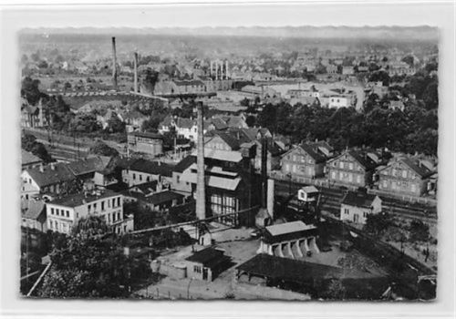 Delmenhorst Delmenhorst. Luftaufnahme. Karte beschrieben Leicht fleckig, sonst gut erhalten