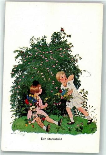Der Störenfried, die Biene Kind AK