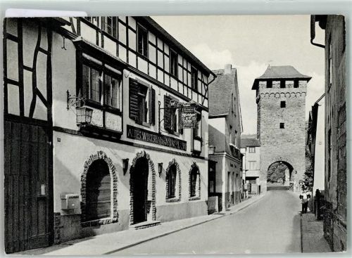 Dausenau Altes historisches Wirtshaus an der Lahn Bes. Heinrich Stricker