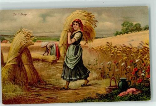 Nr. 913 Erntesegen Ährenernte Landwirtschaft AK