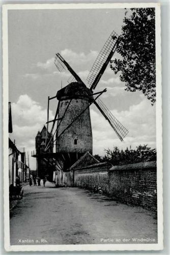 Xanten Windmühle Mauer