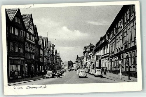 Uelzen Lüneburgerstraße Oldtimer VW Käfer Motorrad