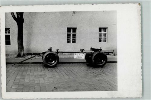 94491 W8355 Hengersberg b Deggendorf Foto AK Langholzanhänger Gebr. Schwaiger Jägerwek Ort handschriftlich