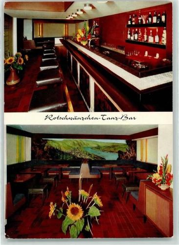 Ürzig Hotel-Restaurant Rotschwänzchen Tanzbar Bartresen