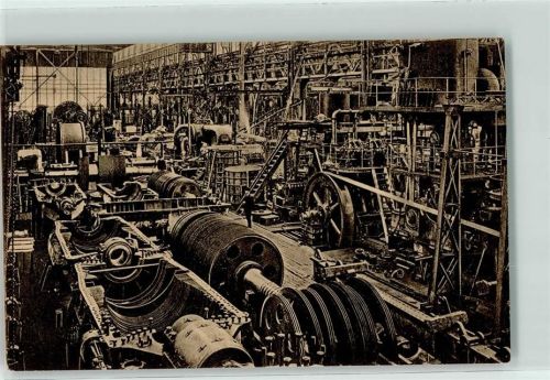 Fabrik Reparaturwerkstatt Industrie AK Krupp Gebrauchsspuren