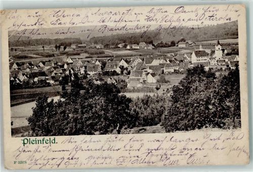 91785 W8835 Pleinfeld Gebrauchsspuren Kirche