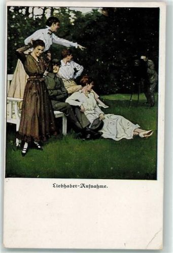 1917 Serie VII Nr. 8 sign. Wennerberg Liebhaber Aufnahme AK