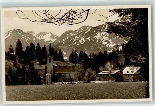Unterjoch Rhonespitze Gaishorn Rauhorn Pfarrkirche Hl. Dreifaltigkeit
