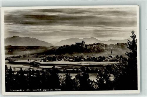 83352 W8226 Altenmarkt a d Alz - Bahnpoststempel Zug 43