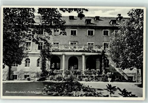 Bad Alexandersbad ehem. Marktgräfl. Schloss mit Königin Luise Zimmer Kurhaus