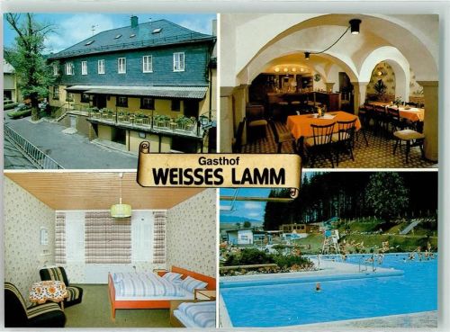 Nordhalben Gasthaus Weißes Lam Schwimmbad