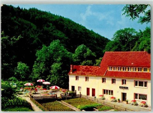 Schlehenmühle Gasthaus-Pension Friedrich Gartenwirtschaft Nutzgarten