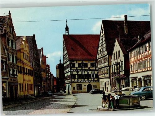 Oettingen Marktplatz Auto
