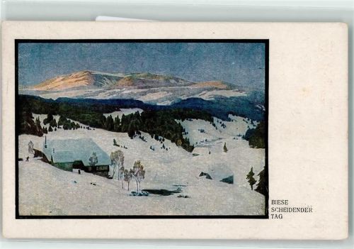 1927 Scheidender Tag Verlag Teubner AK