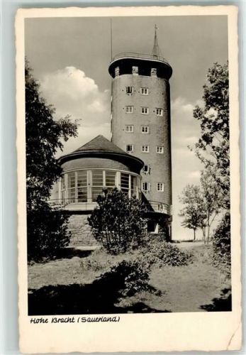 57399 W5942 Kirchhundem - Aussichtsturm Hohe Bracht Stempel Berlin-Notopfermarke