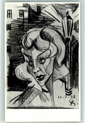 Expressionismus Künstler sign. 1953