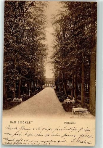Bad Bocklet 1905 Parkalle
