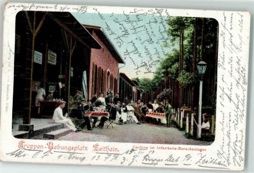 Zeithain 1903 Truppenübungsplatz Kantine Infanterie-Barackenlager