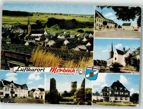 Morbach Unter Markt Ruine Baldenau Jugendherberge Oberer Markt