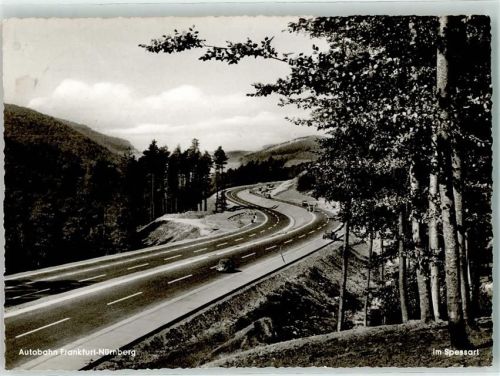 Rohrbrunn Autobahn Frankfurt-Nürnberg VW-Käfer