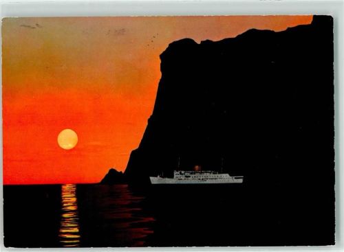 Nordkapp Mitternachtssonne Passagierschiff