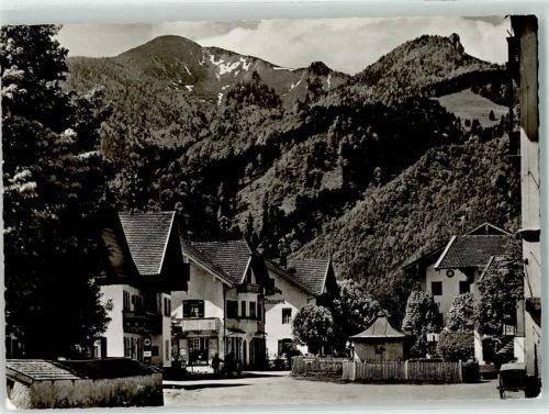 Grassau Dorfplatz Hochplatte Gasthaus-Brauerei